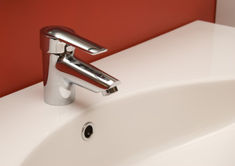 modern mixer for a washstand