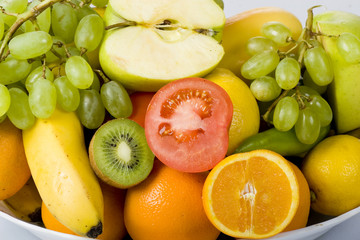 Fresh vegetables and fruits