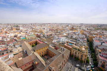 Fototapeta na wymiar Sevilla-Blick von der Giralda
