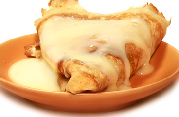 fresh appetizing pancakes