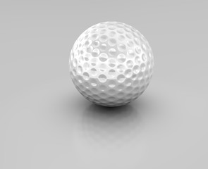 Golf ball silver