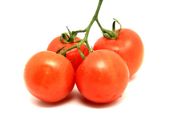 beautiful red tomatoes