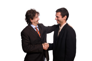 business hand shake