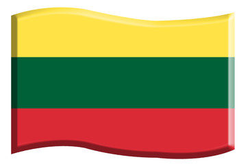 Obraz premium Drapeau de la Lituanie