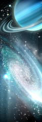 planet, galaxy, cosmos. saturn © Ekaterina Fedorova