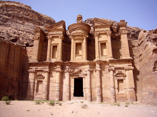 Tempel in Petra - Jordanien