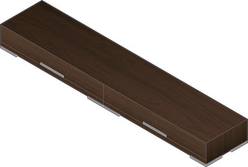 Modern Style Large Wooden Closet