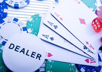 Dice & Cards in Casino