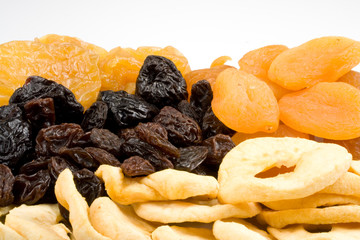 Background from dried fruits