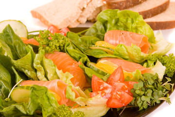 Salad with Bread