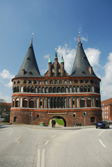 Obraz premium Holstentor in Lübeck