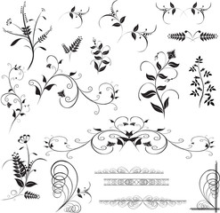 Floral design elements