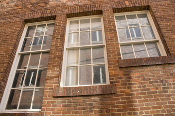 Three Windows with Reflections of Windows