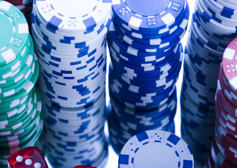 Chips in Casino