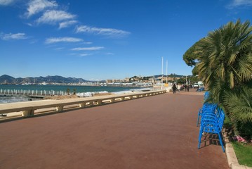 Cannes, Croisette.