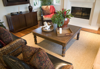 Luxury home living room