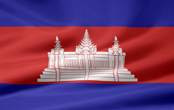 Kambodschanische Flagge