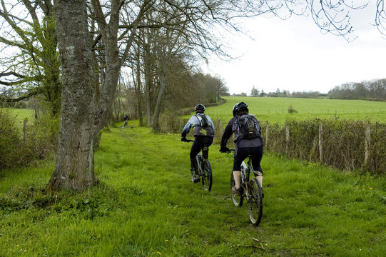 Randonn&eacute;e de vtt en for&ecirc;t 3333