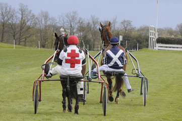 Trotteurs à l'échauffement