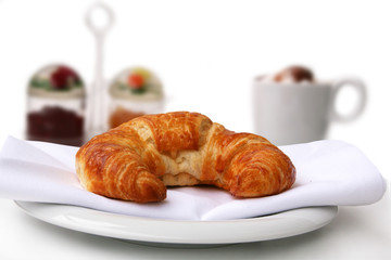 Croissant Frühstück