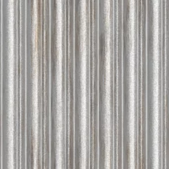 Photo sur Plexiglas Métal seamless corrugated metal