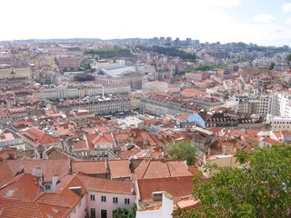 Fototapeta na wymiar Place centrale, Lisbonne