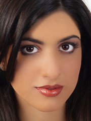 Middle Eastern Woman Portrait Closeup