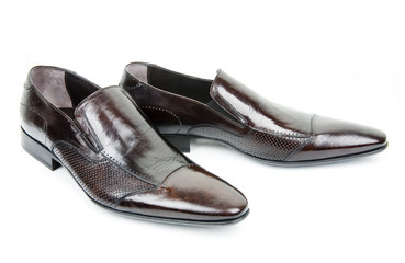 Pair of brown man’s shoes