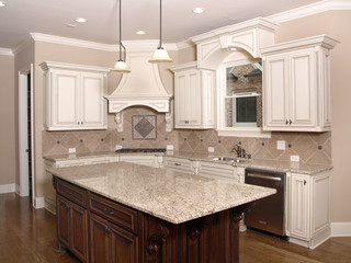 Luxury Kitchen with Granite topped Island 1