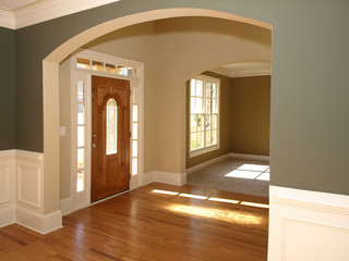 Luxury Stained Glass Door with Arch 3