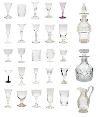 Antique Glass Montage
