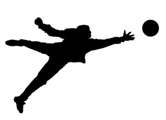 Portero de fútbol © genialbaron