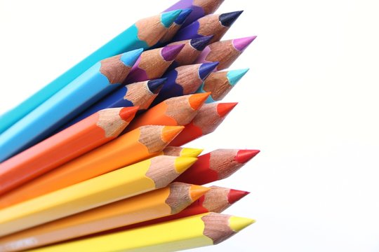 Bunte Mischung Farbstifte