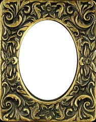 vintage antique brass frame