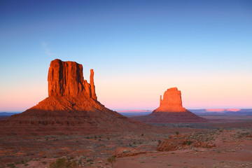 Sunset Buttes in Monument Valley Arizona - 7264436