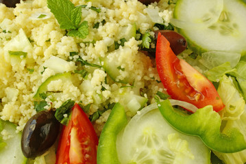 Tabbouleh - close up