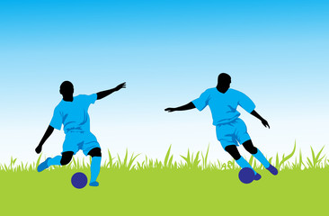 Football, football players, game