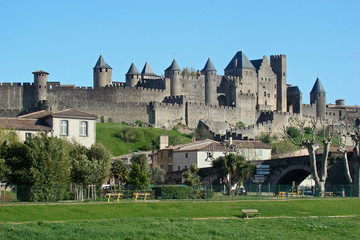 Fototapeta na wymiar Carcassonne, Aude