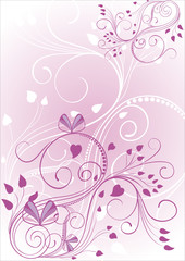 floral background - vector