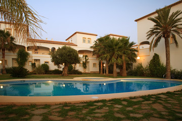 Spanish villas with swimming pool