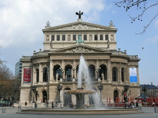 Obraz premium Alte Oper in Frankfurt