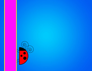 Fototapeta premium Ladybug Background