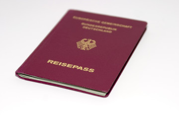 Naklejka premium Reisepass