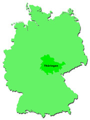 Fototapeta premium Thüringen