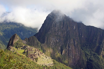 Aerial View of Machu Picchu, Peru