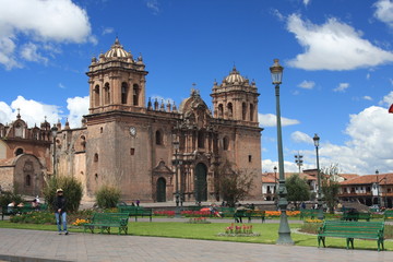 Fototapeta premium Cathedral in Cusco, Peru