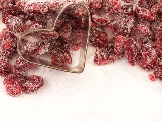 Dried Cranberries and Sugar