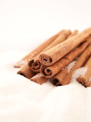 Cinnamon Sticks and Sugar