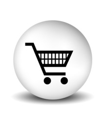 Trolley Icon - white