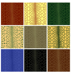 Seamless pattern of crocodile leather to background.